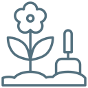 Landscaped Areas With Mixed Plants icon